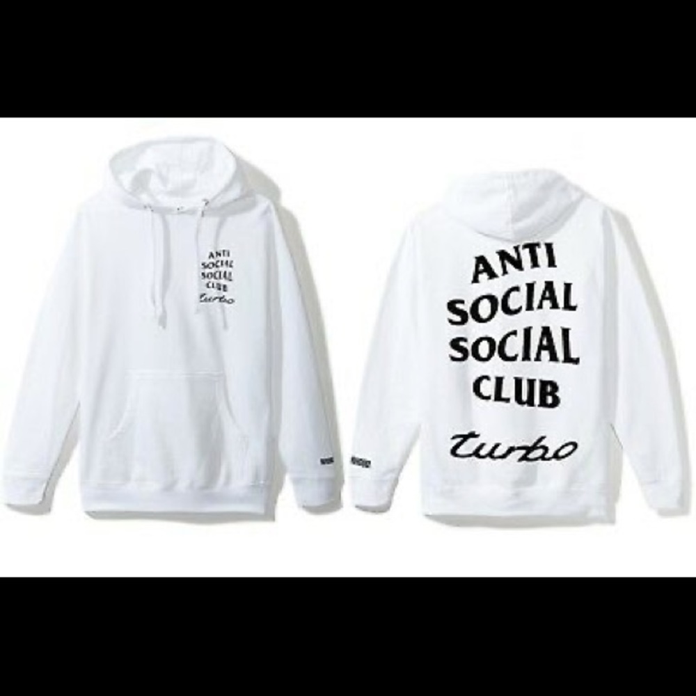 Neighborhood x ASSC turbo hoodie white Large